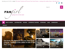 Tablet Screenshot of fangirlblog.com